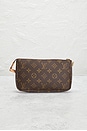 view 3 of 8 Louis Vuitton Monogram Pochette Accessoires Shoulder Bag in Brown