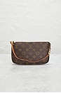view 2 of 7 Louis Vuitton Monogram Pochette Accessoires Shoulder Bag in Brown