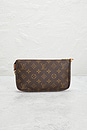 view 3 of 7 Louis Vuitton Monogram Pochette Accessoires Shoulder Bag in Brown