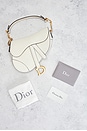view 10 of 10 Dior Saddle Bag in White