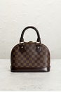 view 3 of 9 Louis Vuitton Damier Ebene Alma BB Handbag in Brown