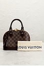 view 9 of 9 Louis Vuitton Damier Ebene Alma BB Handbag in Brown