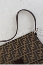 view 8 of 8 Fendi Zucca Mama Forever Baguette Shoulder Bag in Tobacco Brown