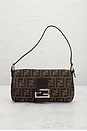 view 2 of 8 Fendi Zucca Baguette Shoulder Bag in Tobacco Brown