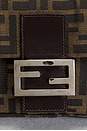 view 6 of 8 Fendi Zucca Baguette Shoulder Bag in Tobacco Brown