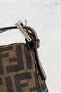 view 7 of 8 Fendi Zucca Baguette Shoulder Bag in Tobacco Brown