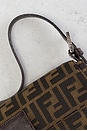 view 8 of 8 Fendi Zucca Baguette Shoulder Bag in Tobacco Brown