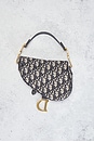 view 3 of 9 Dior Trotter Oblique Mini Saddle Bag in Blue