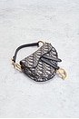 view 4 of 9 Dior Trotter Oblique Mini Saddle Bag in Blue