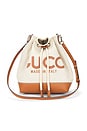 view 1 of 8 Gucci Logo Bucket Bag in White