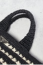 view 7 of 10 Prada Raffia Canapa Tote Bag in Black