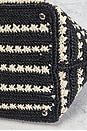 view 8 of 10 Prada Raffia Canapa Tote Bag in Black
