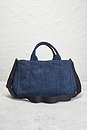 view 2 of 10 Prada Denim Canapa Tote Bag in Blue