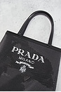 view 5 of 10 Prada Rete Paillettes Tote Bag in Black