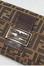 view 5 of 9 Fendi Zucca Baguette Shoulder Bag in Brown