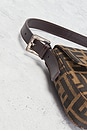 view 8 of 9 Fendi Zucca Baguette Shoulder Bag in Brown