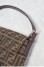 view 9 of 9 Fendi Zucca Baguette Shoulder Bag in Brown