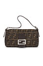 view 1 of 9 Fendi Zucca Baguette Shoulder Bag in Brown