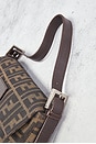 view 9 of 9 Fendi Zucca Baguette Shoulder Bag in Brown