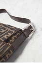 view 9 of 10 Fendi Zucca Baguette Shoulder Bag in Tobacco Brown