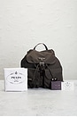 view 9 of 9 Prada Tessuto Backpack in Khaki