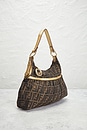 view 4 of 8 Fendi Zucca Chef Shoulder Bag in Brown