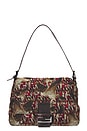 view 1 of 9 Fendi Zucca Bird Mama Baguette Shoulder Bag in Black
