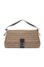 view 1 of 10 Fendi Zucchino Baguette Shoulder Bag in Beige