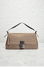 view 2 of 10 Fendi Zucchino Baguette Shoulder Bag in Beige