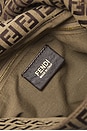 view 6 of 10 Fendi Zucchino Mama Baguette Shoulder Bag in Beige