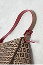view 9 of 10 Fendi Zucchino Mama Baguette Shoulder Bag in Beige