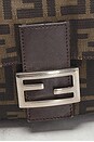 view 5 of 9 Fendi Zucca Mama Forever Baguette Shoulder Bag in Tobacco Brown