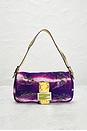 view 2 of 10 Fendi Satin Baguette Shoulder Bag in Multi