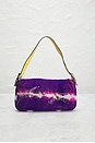 view 3 of 10 Fendi Satin Baguette Shoulder Bag in Multi