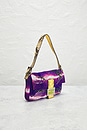 view 4 of 10 Fendi Satin Baguette Shoulder Bag in Multi