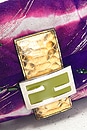 view 5 of 10 Fendi Satin Baguette Shoulder Bag in Multi