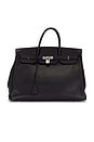 view 1 of 8 Hermes Togo Birkin 40 Retourne Handbag in Blue Indigo
