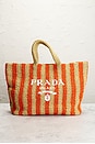 view 2 of 9 Prada Raffia Tote Bag in Multi