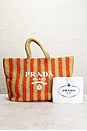 view 9 of 9 Prada Raffia Tote Bag in Multi