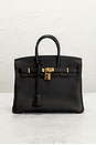 view 2 of 7 Hermes Togo Birkin 25 Handbag in Noir