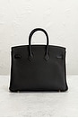 view 3 of 7 Hermes Togo Birkin 25 Handbag in Noir