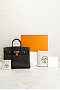 view 7 of 7 Hermes Togo Birkin 25 Handbag in Noir