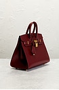 view 4 of 9 Hermes Box Birkin 25 Sellier Handbag in Bordeaux