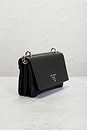 view 4 of 8 Prada Saffiano Flap Crossbody Bag in Black