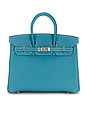 view 1 of 8 BOLSO HERMES in Blue Jean