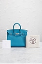view 8 of 8 BOLSO HERMES in Blue Jean