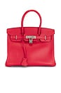 view 1 of 9 BOLSO HERMES in Rouge