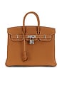 view 1 of 7 BOLSO HERMES in Gold