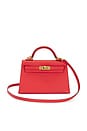 view 1 of 8 BOLSO HERMES in Rouge Tomate