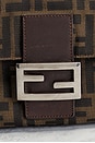 view 6 of 10 Fendi Zucca Mama Baguette Shoulder Bag in Brown